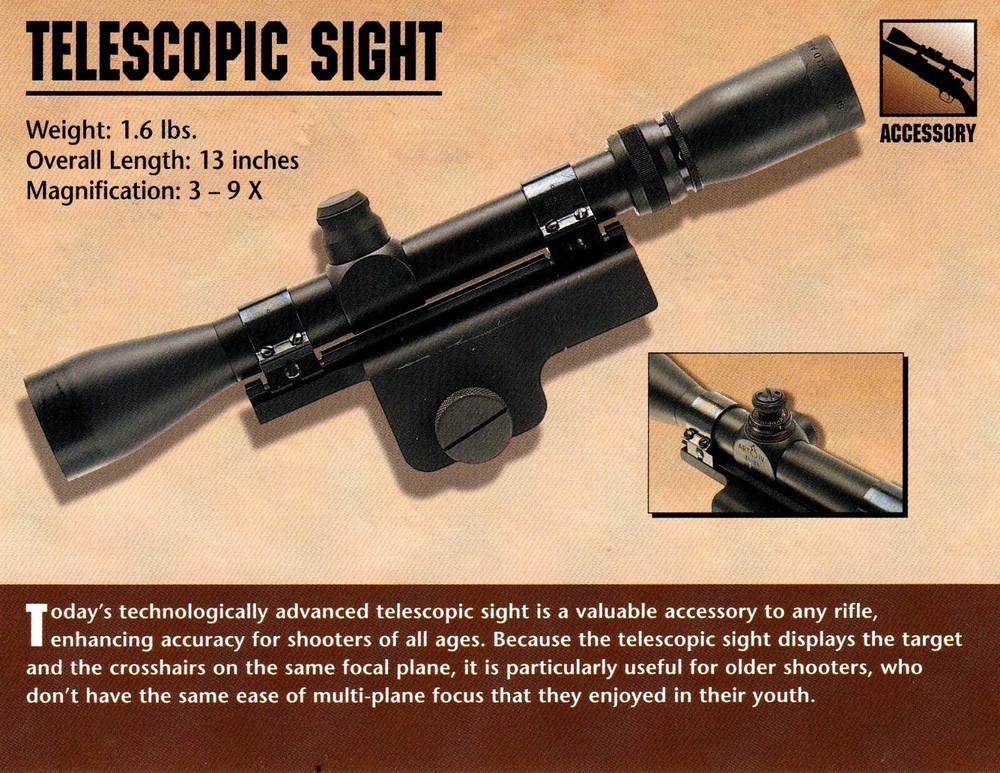 Telescopic Sight Classic Firearms Photo Card u