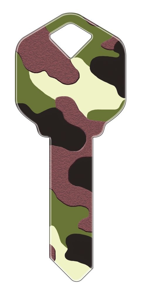 Set of 5 Uncut SC4 Camo Replacement Keys for Schlage SC1 Locks