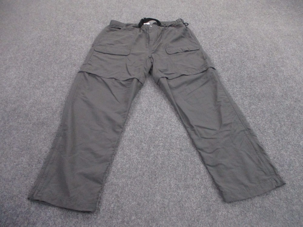 North Face Pants Adult XL Cargo Gray Outdoors Hiking Convertible Climbing Mens