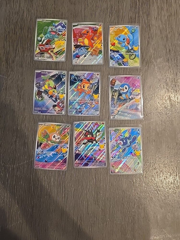First Partner Illustration Complete 9 Set Card Collection