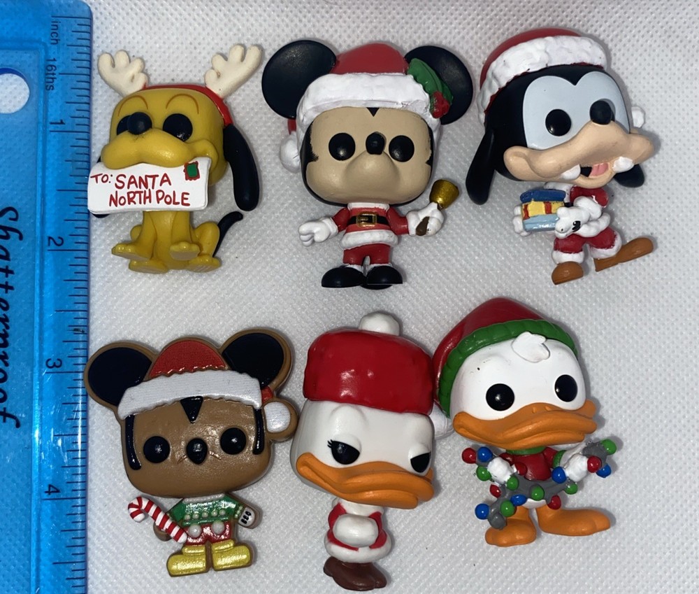 Disney Funko POP Mini Figures Lot of 6 - Mickey Mouse Goofy Donald Duck
