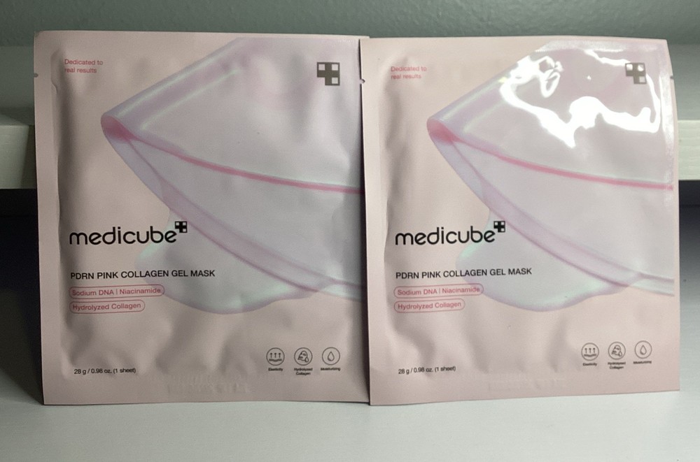 Medicube PDRN Pink Collagen Gel Mask Set Of 2 EXP 5/8/27 NEW