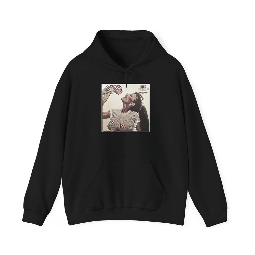 The Ohio Players Graphic Print Art LS Crew Unisex Heavy Blend™ Hooded Sweatshirt