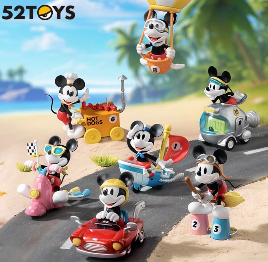 52TOYS Disney Mickey Setting Off Series Confirmed Blind Box Figure Gift！