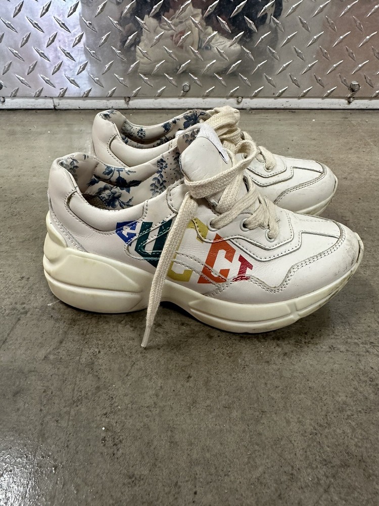 Gucci Kids  Rhyton Glitter Sneaker Size 11