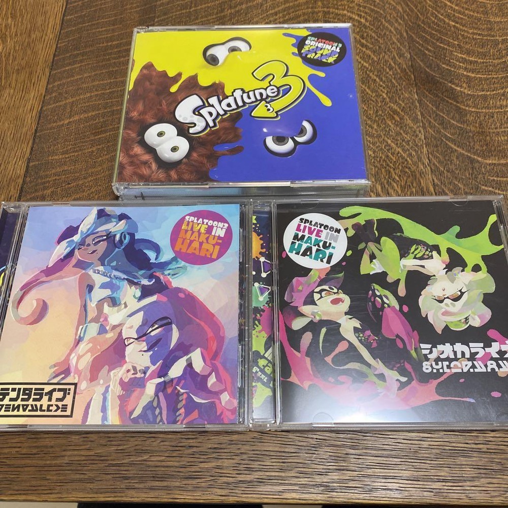 No scratches Splatoon 2 Splatoon 3 Soundtrack 3-piece set