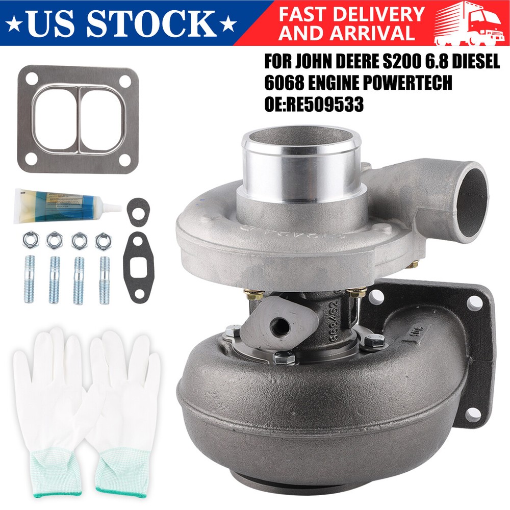 Turbocharger for 2001-2007 John Deere S200 Diesel 6.8L 6068H Powertech Engine