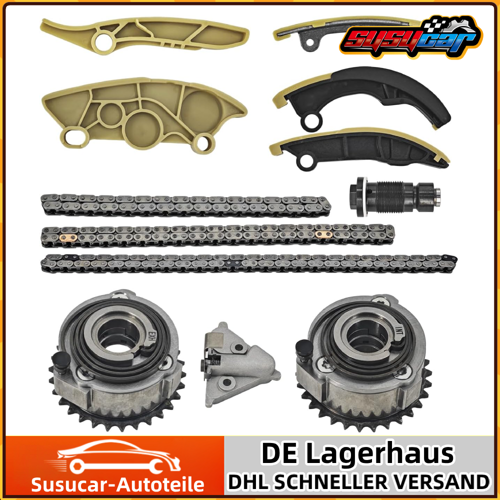 Timing Chain Kit & VVT Sprockets for Land Rover Jaguar F-Pace XE Defender 2.0L