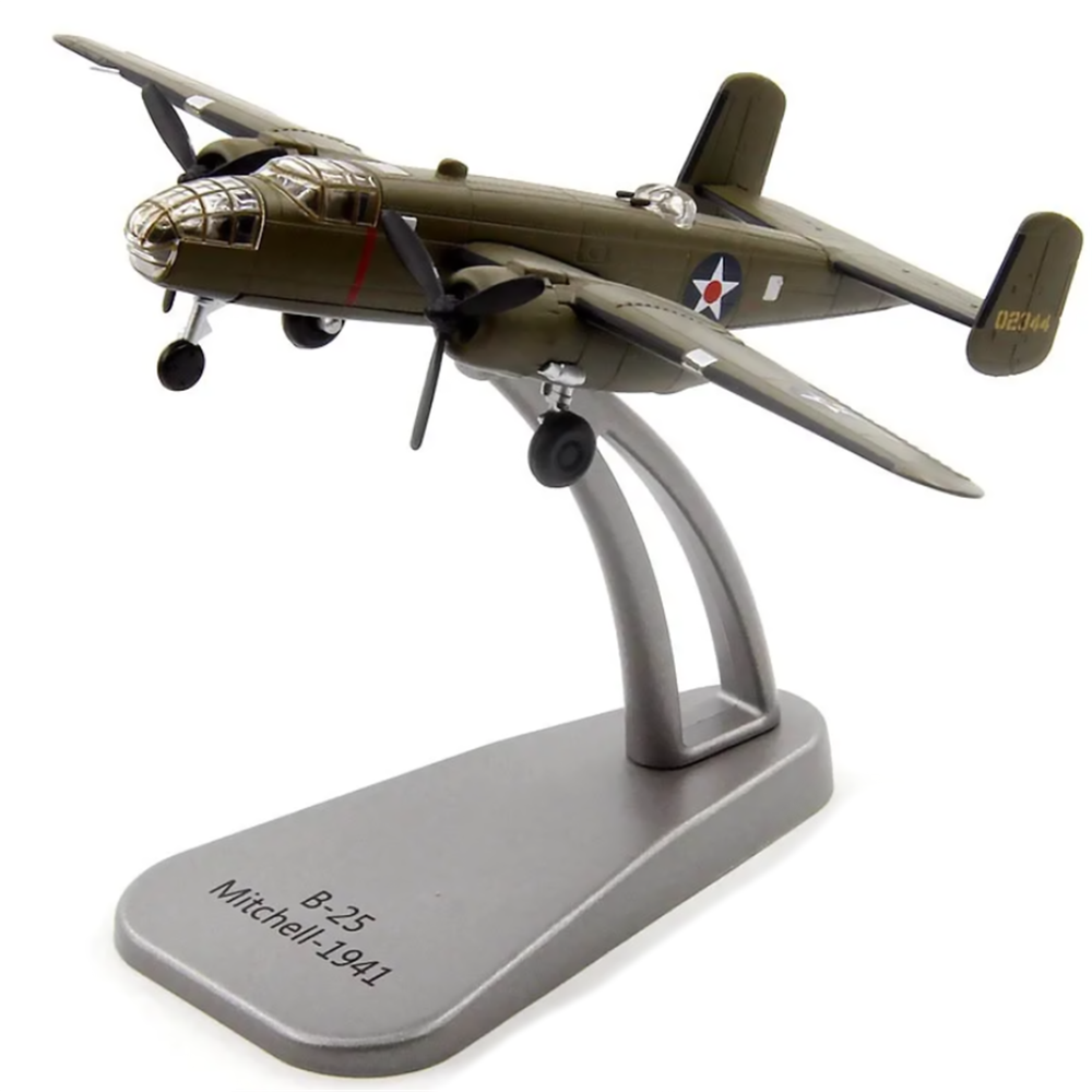 1/144 Scale B-25 Bomber Mitchell Alloy Aircraft Model Plane  Aviation Collection