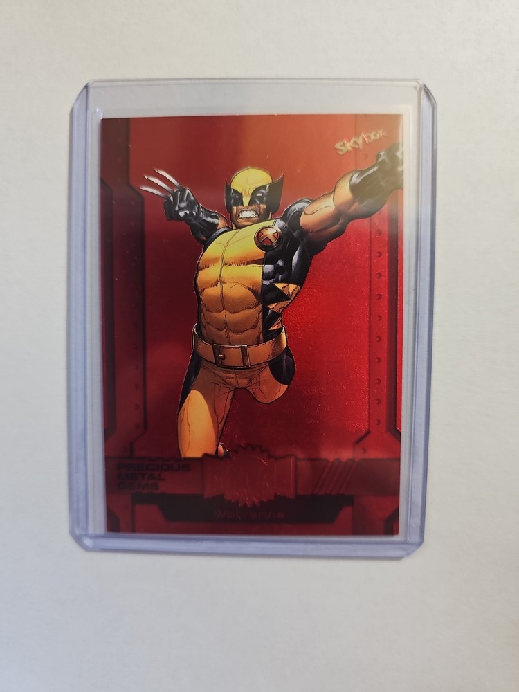 2022 SkyBox Marvel Metal Universe Wolverine PMG Red Precious Metal Gems /100 SSP