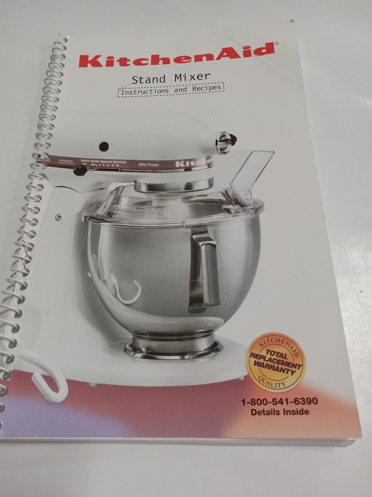 KitchenAid Stand Mixer Guide with Recipes - 83 Page Manual Clean Copy 9704323 Rev A