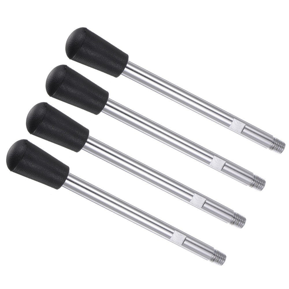 4PCS Revolving Crank Clamping Handle M12 Male Thread 210mm Arm Handwheel Knob