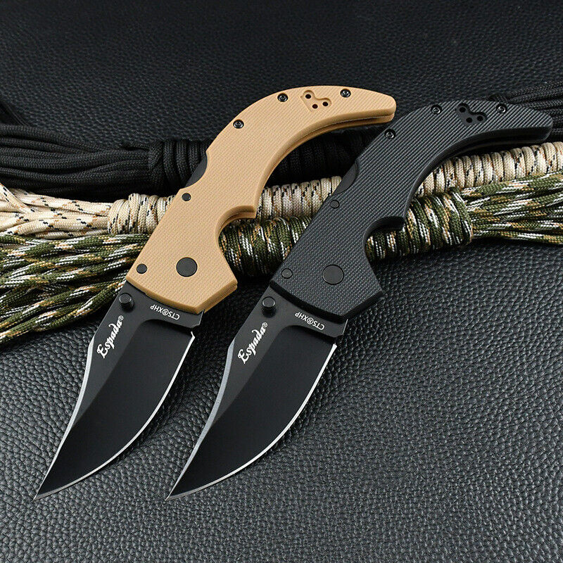 Cold Steel 62NGMUB ESPADA Spartan Folding Knife with High Hardness and Durable Design