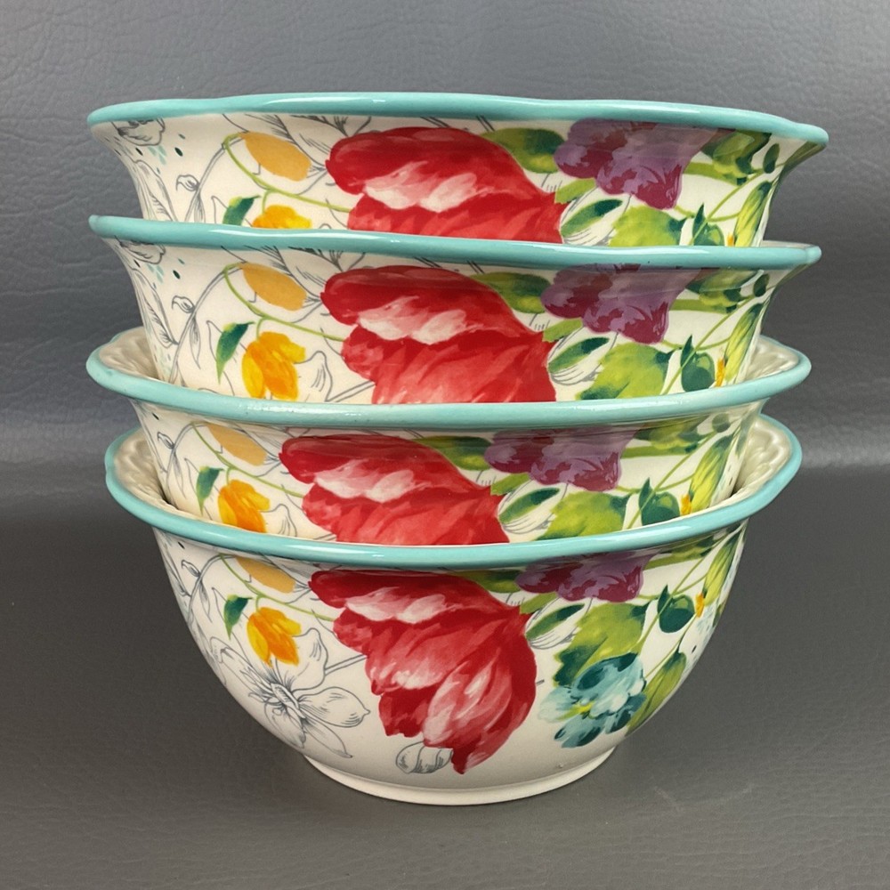 Pioneer Woman Blooming Bouquet Ceramic 6.5