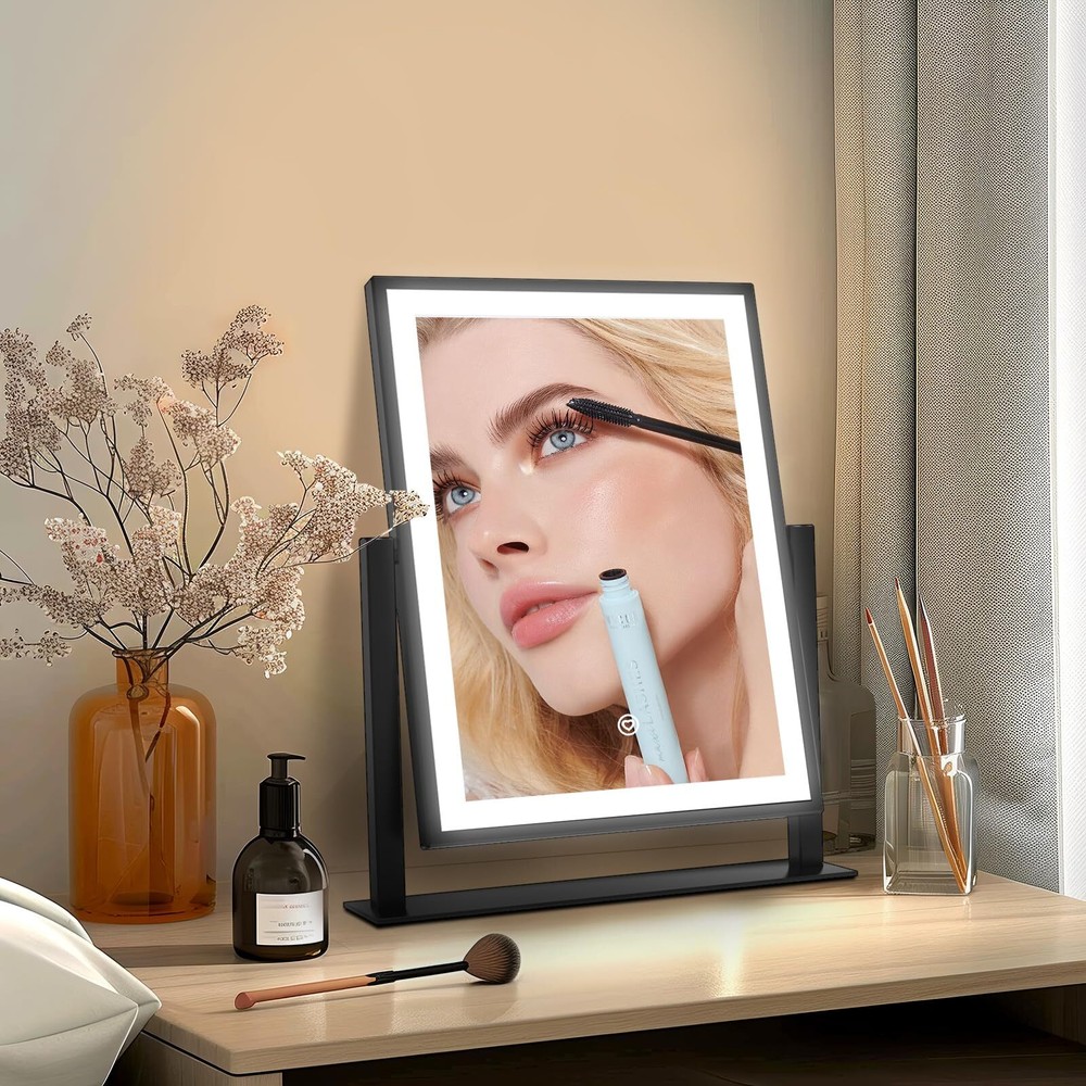 16-Inch LED Lighted Makeup Mirror with Hollywood Vanity Lights