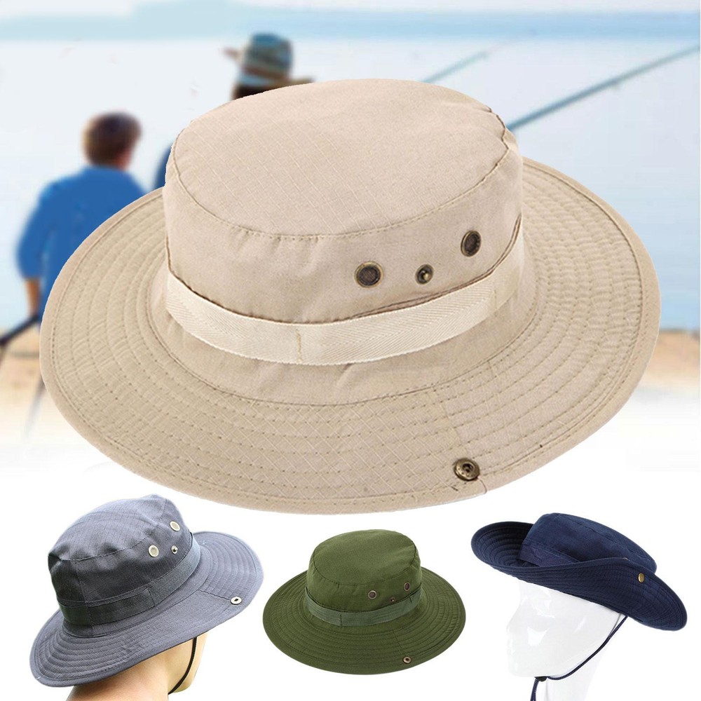 Sun Safari Bucket Boonie Hat for Men and Women Summer Fishing Outdoor
