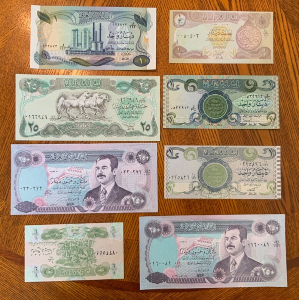 Vintage World Banknote Lot from Iraq.