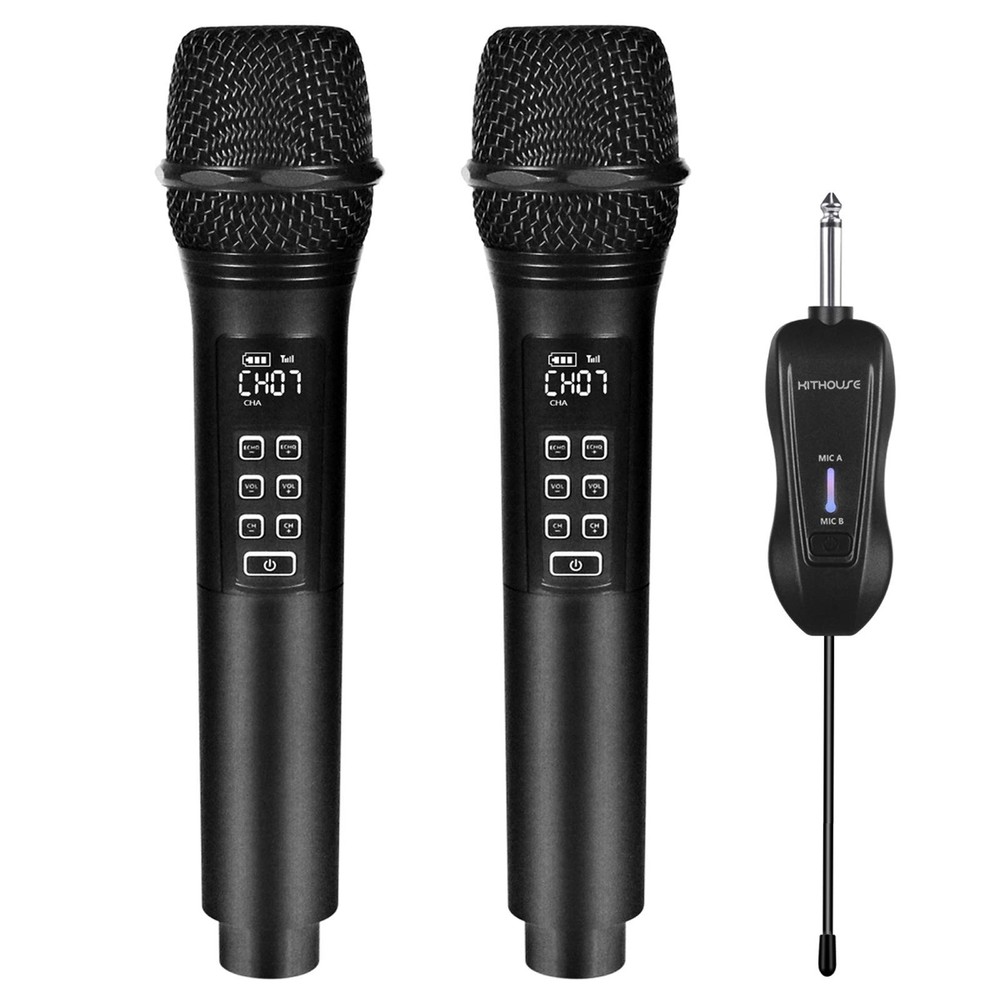 K28 Rechargeable Wireless Karaoke Mic with Volume Control for Singing
