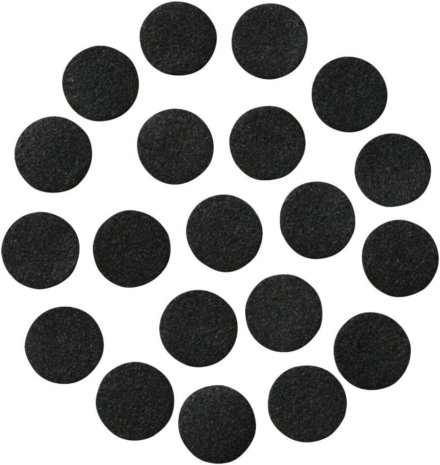 Adhesive Felt Circles: Variety of Sizes: ½”, ¾”, 1 or 1.5 48 Count 1.5 Black