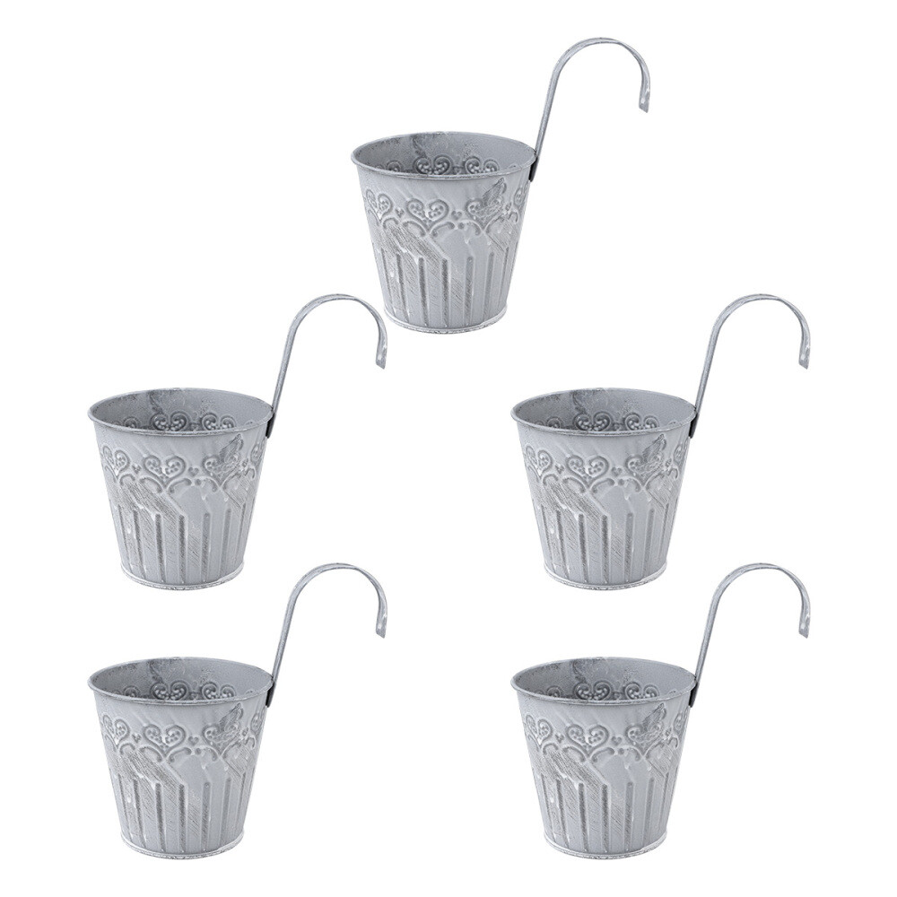 Iron Hanging Flower Pot Iron Flower Pot Metal Hanging Planter