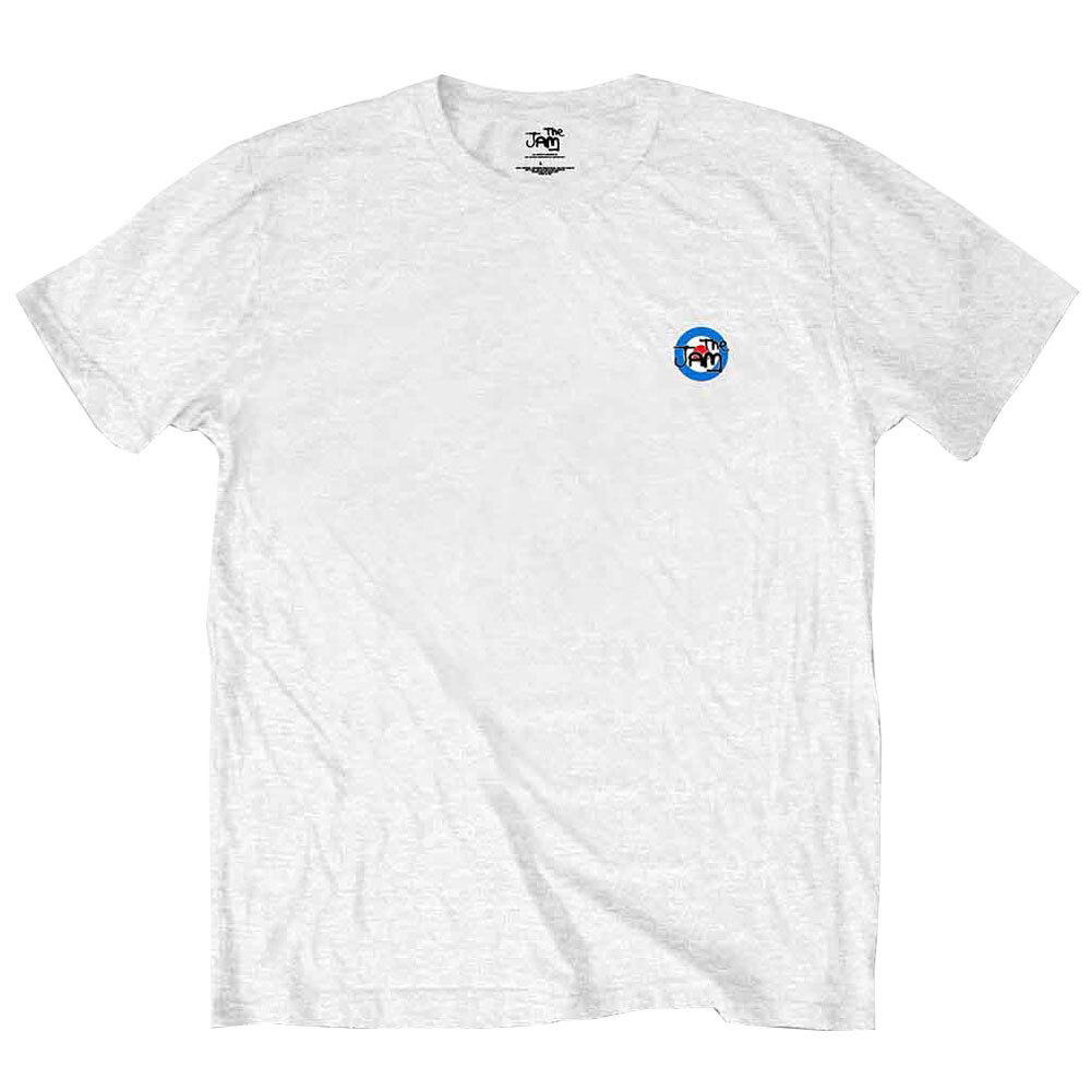 Jam Target Band Logo Graphic Print T-Shirt For Music Fans And Band Merch Enthusiasts