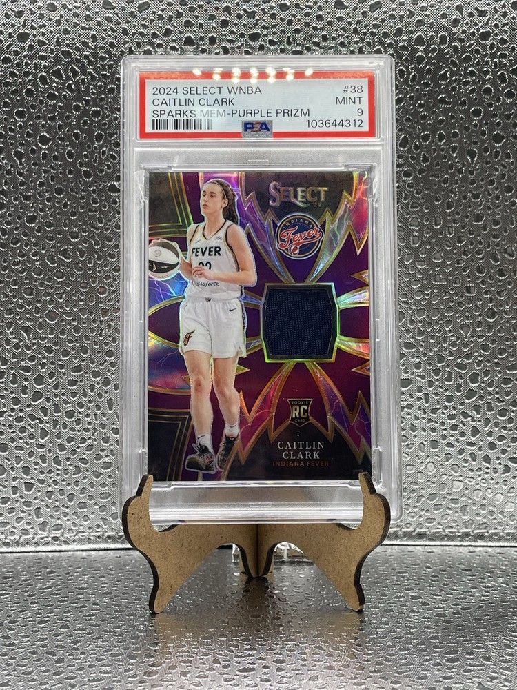 Caitlin Clark 49 Select PSA 9 Graded Basketball Card Rookie Collectible