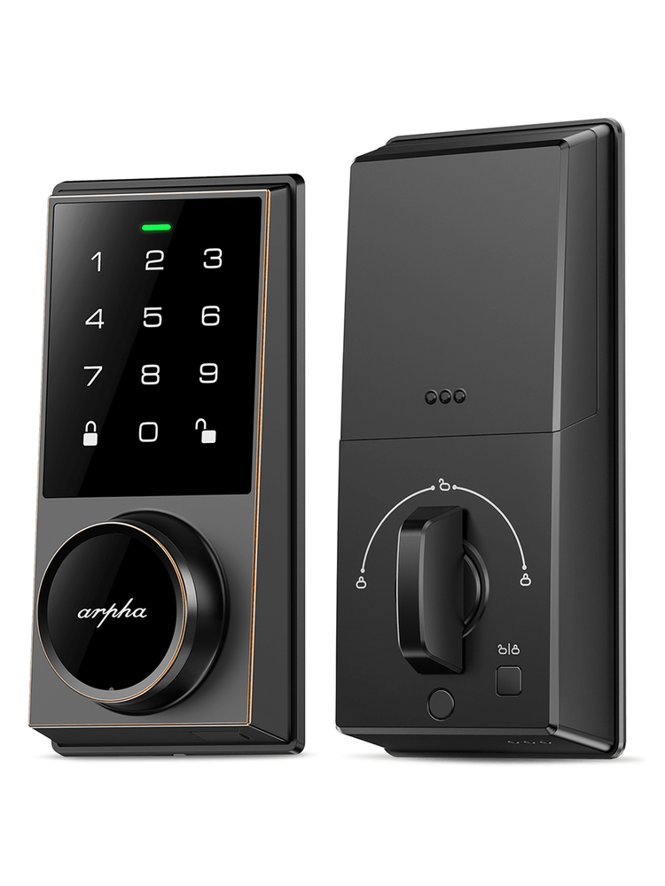 Smart Keyless Entry Door Lock with Touchscreen Keypad - Arpha Electronic Security
