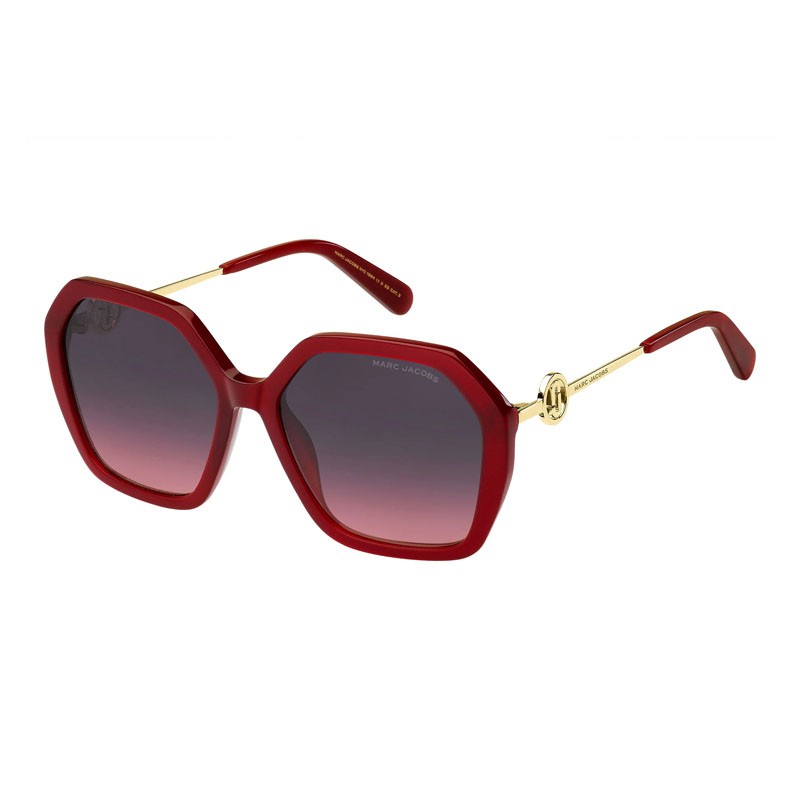 Marc Jacobs MARC 689/S 0C9A FF Red/Gold/Grey Fuchsia Gradient 57-17-135 Sungl...