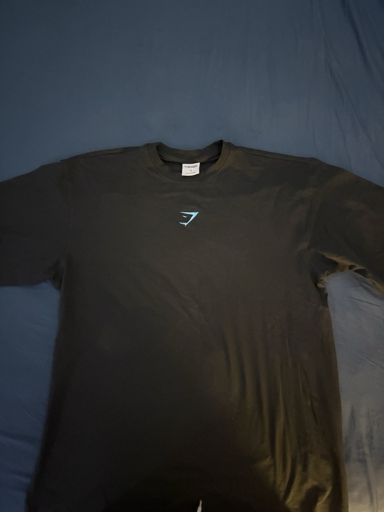 Gymshark Oversized Shirt Blue Logo