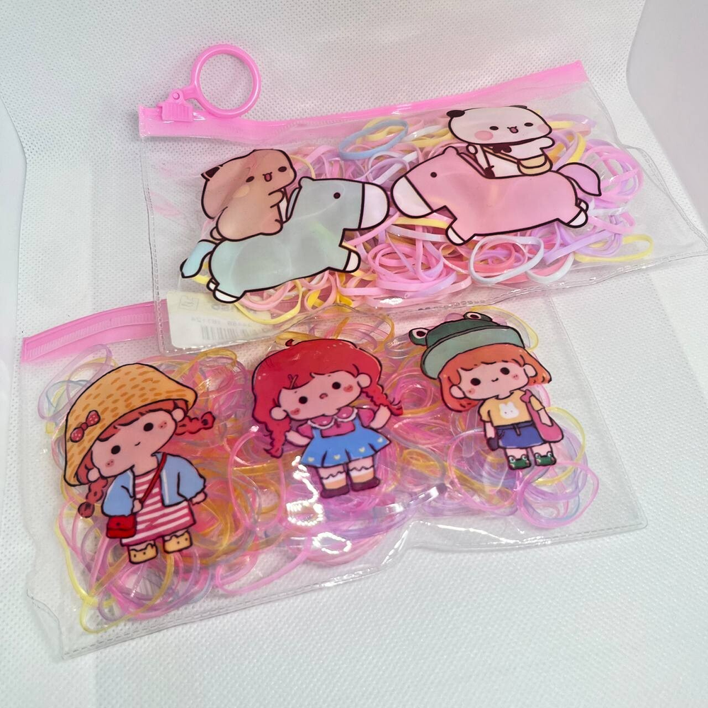 2 Set Small Mini Rubber Bands Elastic Braids Girls Kids Hair Braiding Plaits