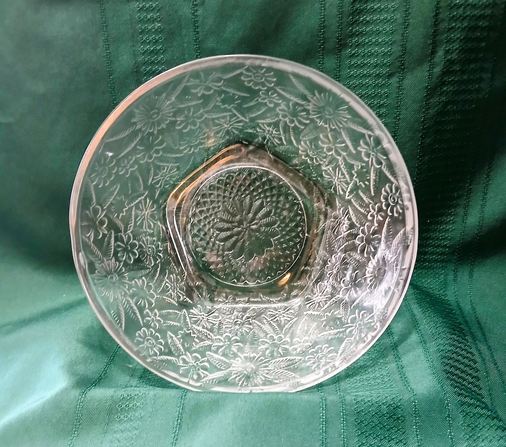 1930's Indiana Glass Footed Serving Bowl