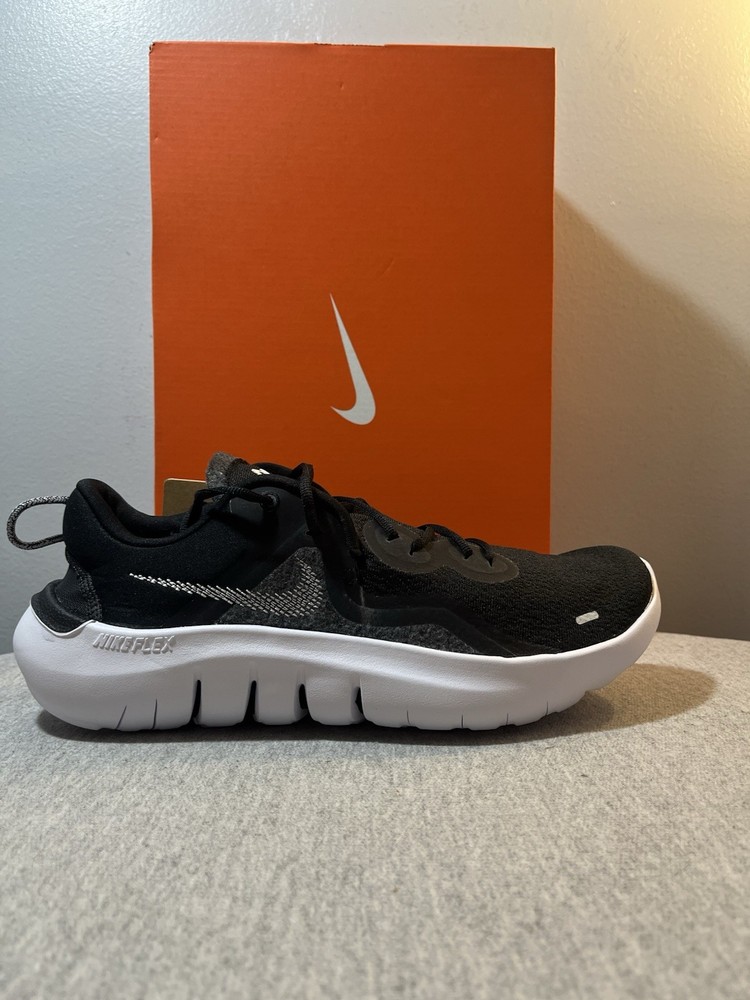 Nike Flex 2021 RN Black White Smoke Grey Mens Running Shoes Size 12 CW3408-002