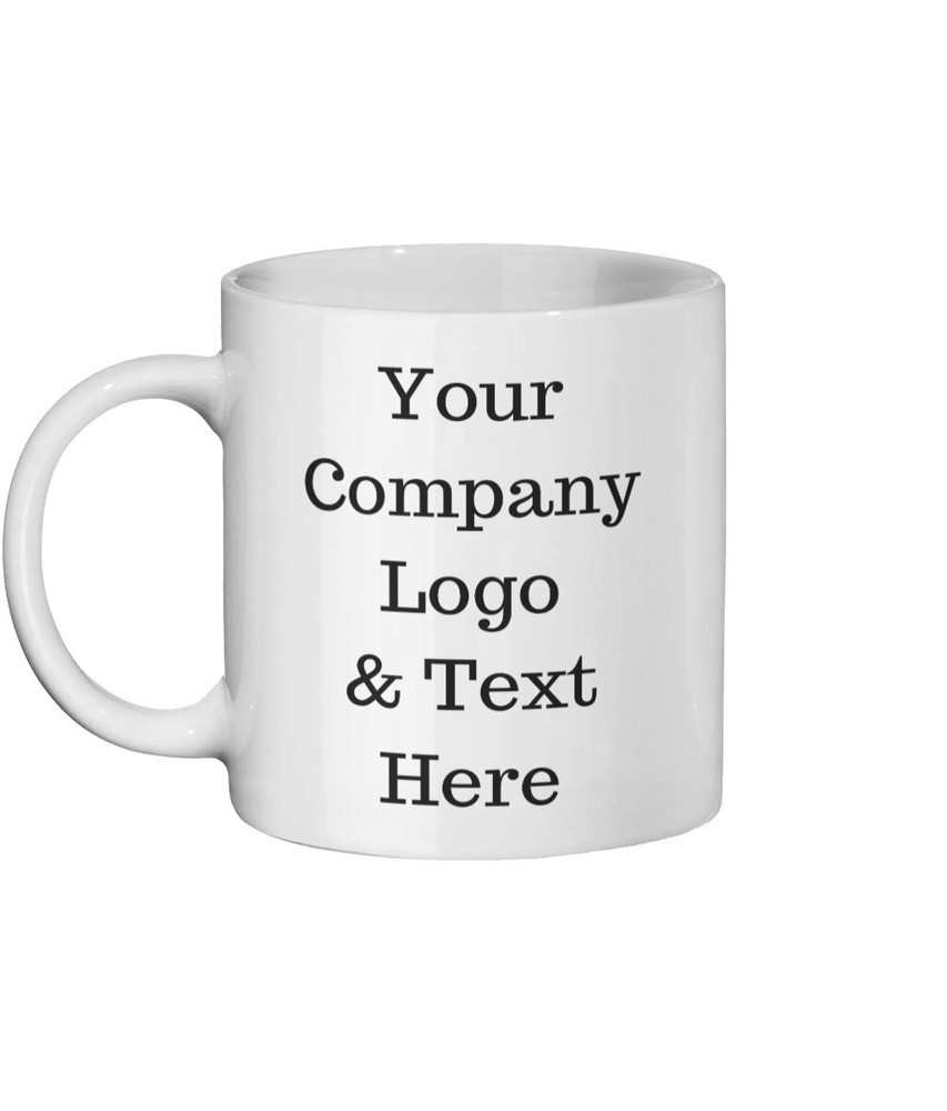 Personalised Company Mug Company Logo Add Any Logo Or Text You Wish