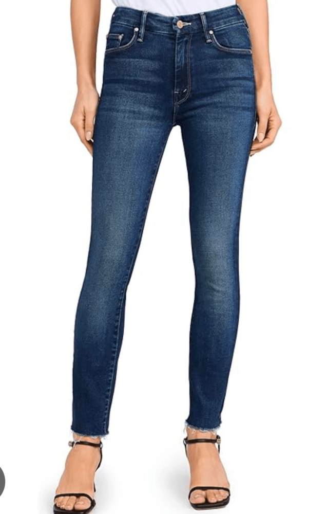 Joe’s Jeans high rise raw hem jeans size 29