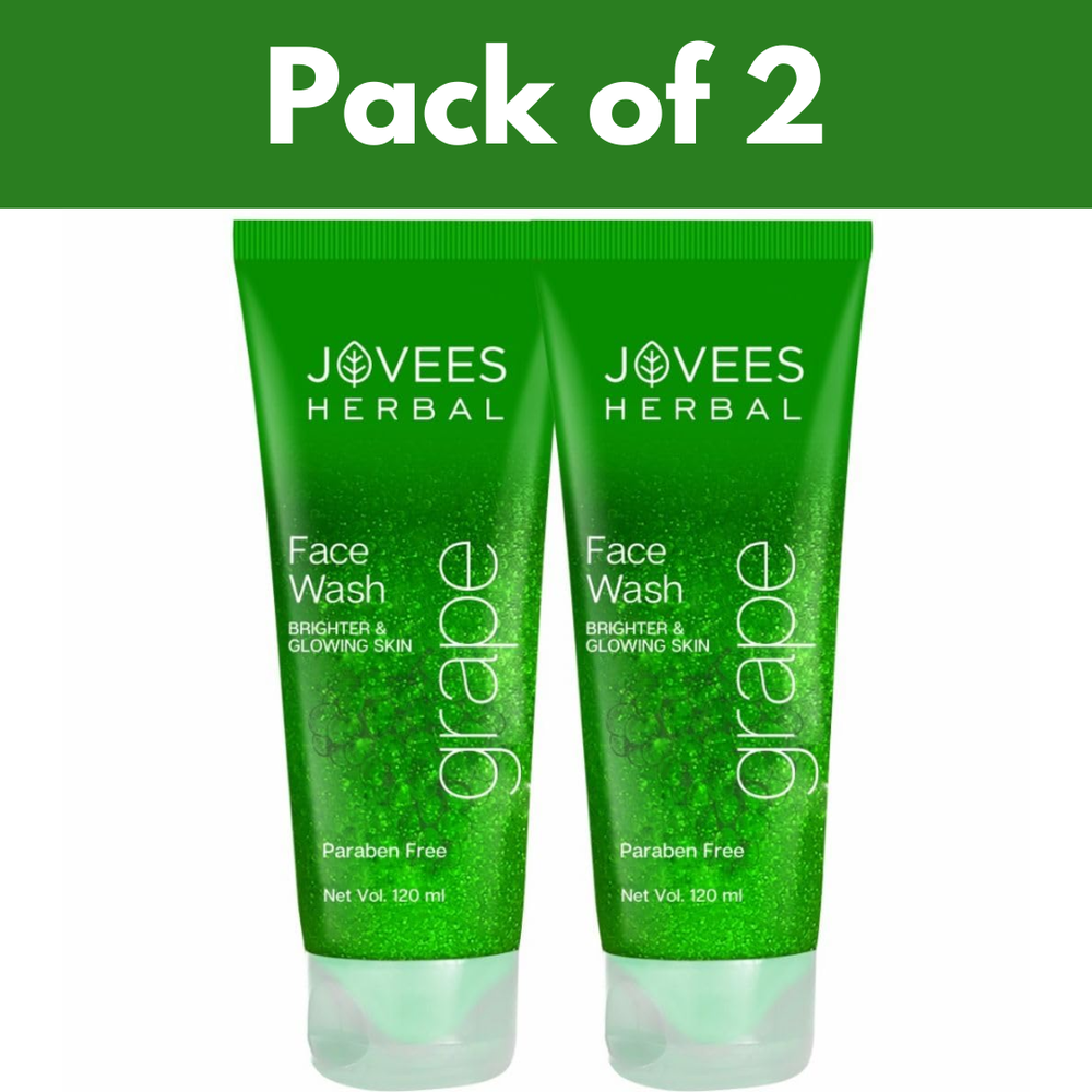 Jovees Herbal Grape Face Wash With Grape Seed & Orange Peel Extracts 120ml