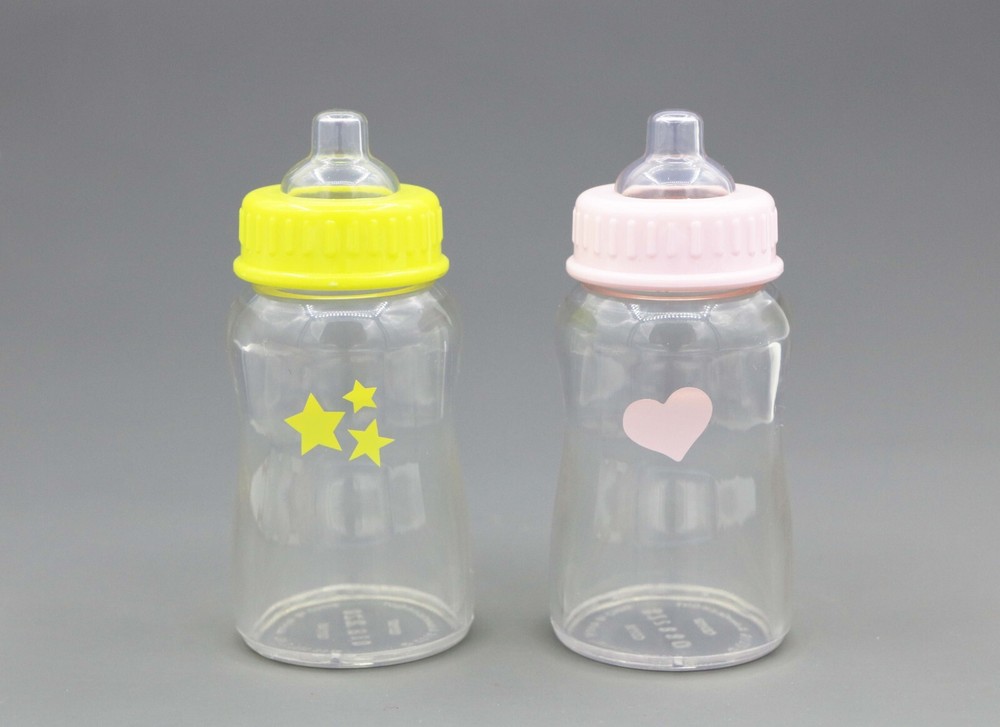 American Girl 2 baby bottles for feeding time On-the-Go Diaper Bag 15'' doll
