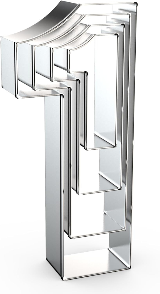 Top-Rated 4-Piece Stainless Steel Cookie Cutter Set in 5 4 3 2 Inch Sizes