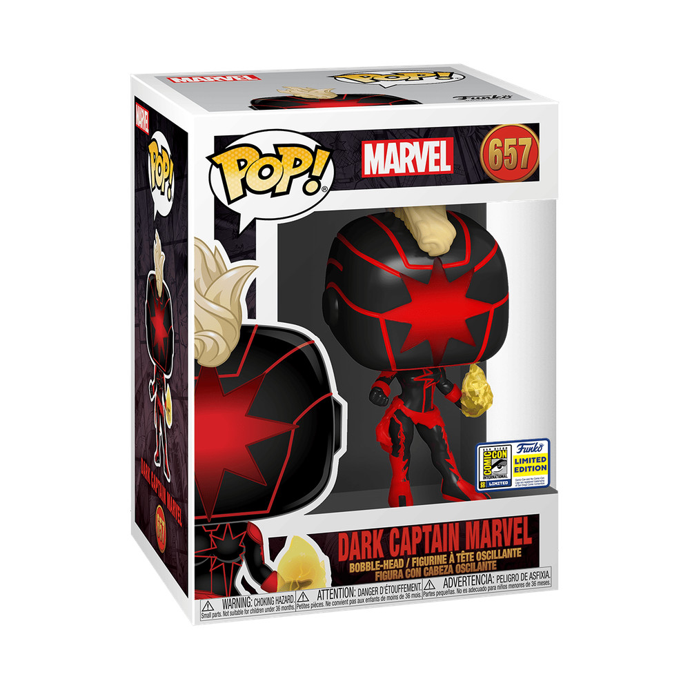 Funko Pop! Vinyl: Marvel - Dark Captain Marvel - Amazon San Diego Comic Con (Exclusive) #657