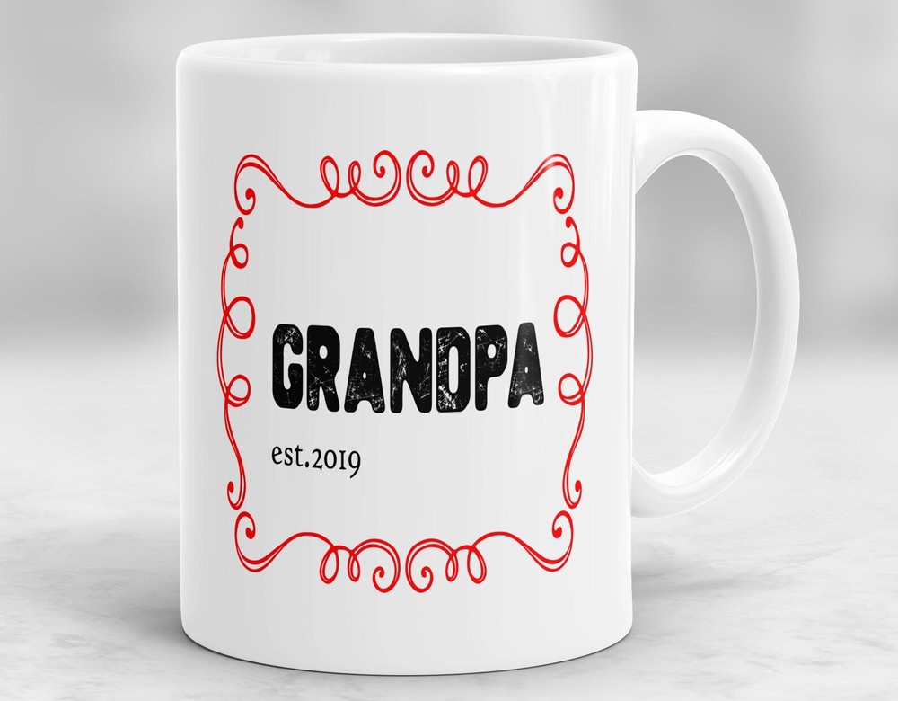 Grandpa Est 2019 Mug Grandpa Gift New Grandpa Mug Personalized Grandpa Gift