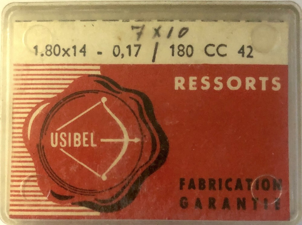 1X Mainspring X 2621 1.80x14mm 0.17mm Watch Spring 180 CC 42 Replacement Part