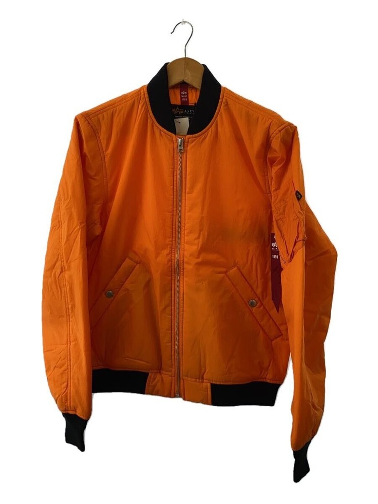 Alpha Industries Flight Jacket/S/Nylon/Orn/Ta1408-038 3389