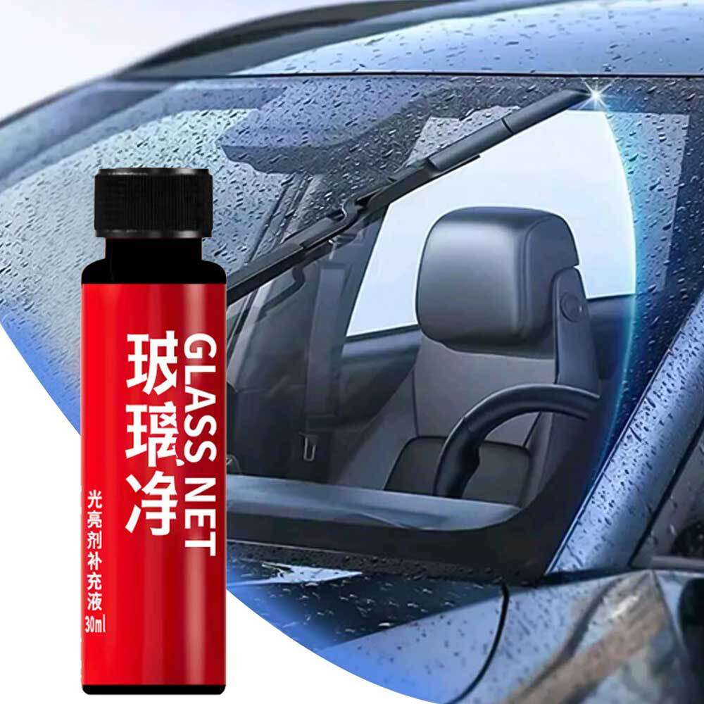 Car Front Windshield Rearview Mirrors Window Glass Oil Film Cleaner Agent + Tool