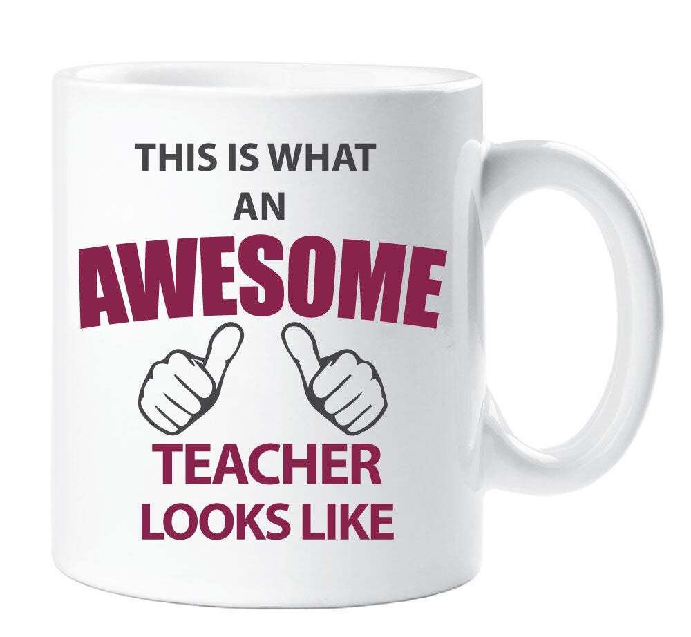 Teacher Mug Awesome Teacher Mug Ceramic Novelty Present Gift Cup Thank You