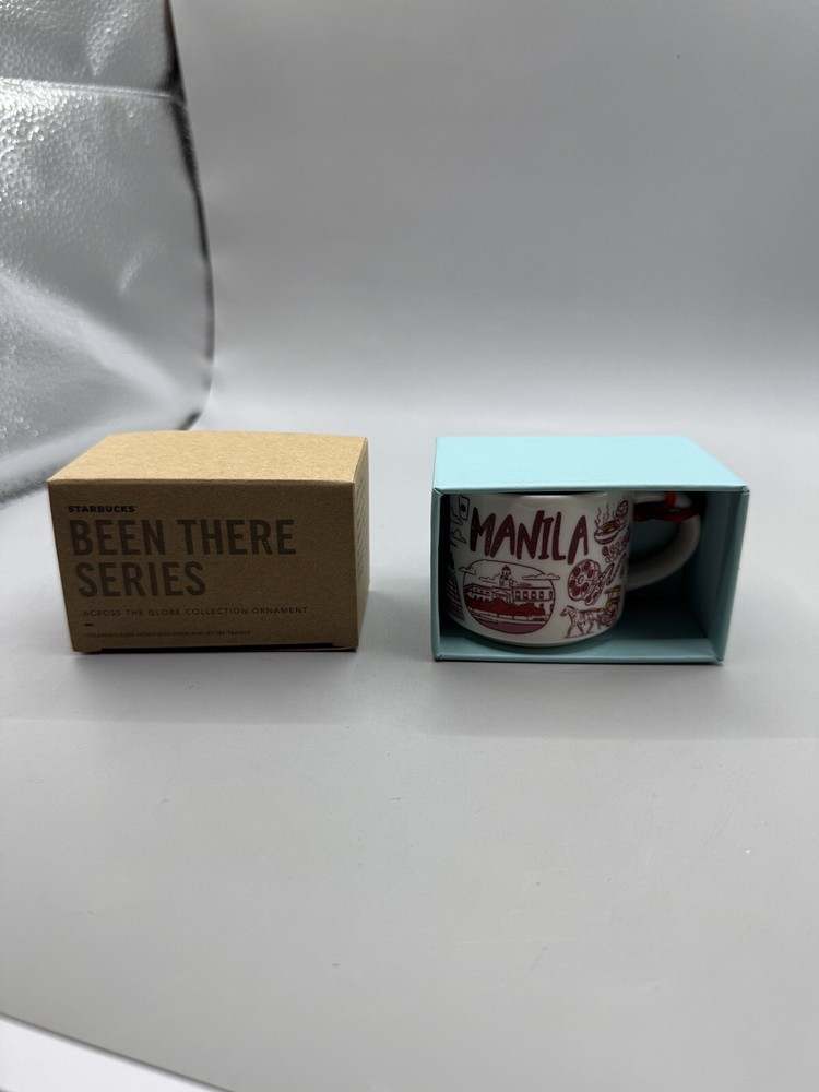 Starbucks Manila Been There Series 2oz Collectible Mug Ornament NWT