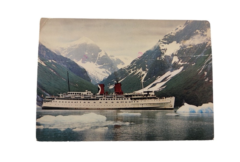 POSTCARD Cruise Ship Cruise liner Princess Patricia  Chrome Scenic 1980s