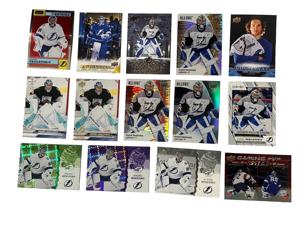 ANDREI VASILEVSKIY-Lot Of 14 Cards From Various UD & OPC Sets-See Pics & Details
