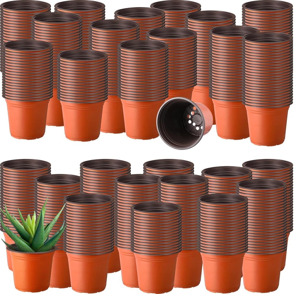 Classic 1500 Pcs Seedling Pots - 4 Inch with Drainage for Succulent Propagation