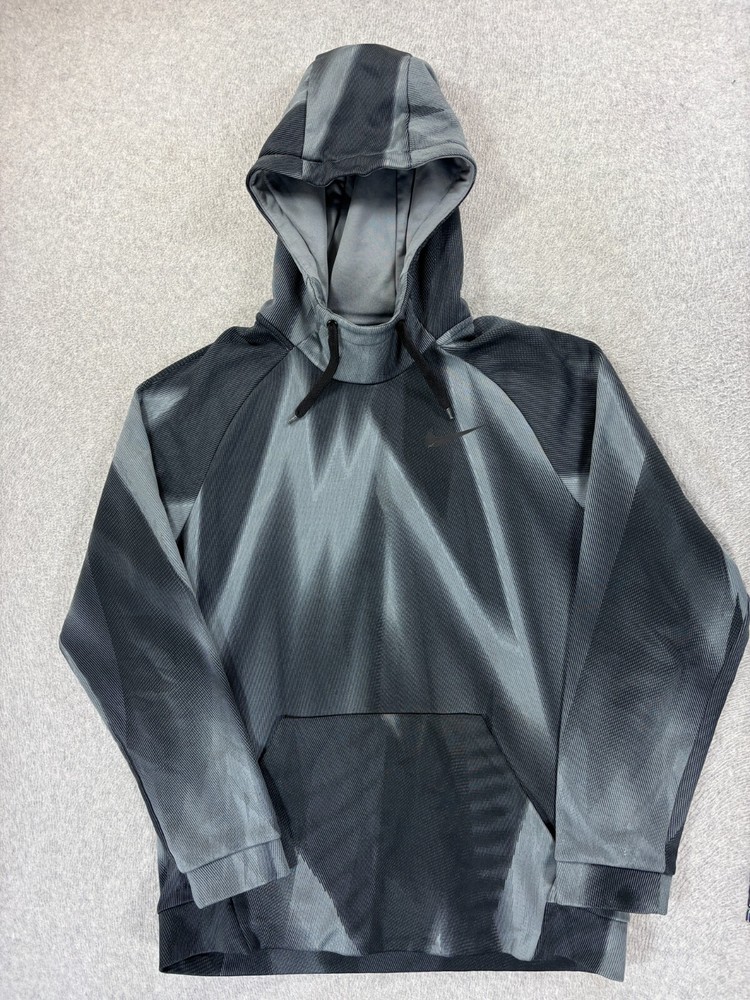 Nike Therma Dri-Fit Pullover Hoodie Sweatshirt Gray (Men's Large) 864107-065