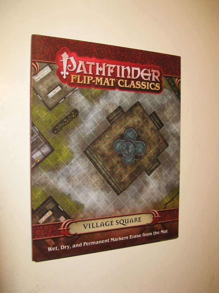Village Square Pathfinder Flip-Mat Classics tactical map Paizo D&D rpg