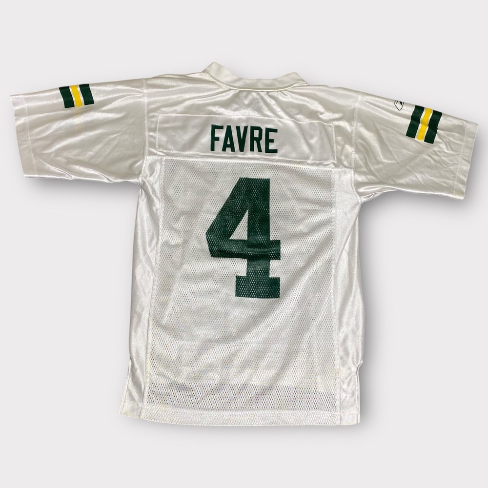 Vintage Green Bay Packers Brett Favre 4 Jersey Adult Small Reebok NFL Equipment